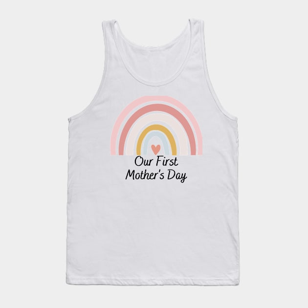 Our first mothers day new mom 2022 Tank Top by Ashden